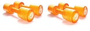 Evoy Wooden PT Dumbbells For Kids For Warm Up Exercises Pack of 4 Fixed Weight Dumbbell
