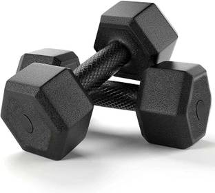 FitFreaks 3KG Hex Dumbbells Set, Home Gym Fixed Weight Dumbbell (6kg) Fixed Weight Dumbbell