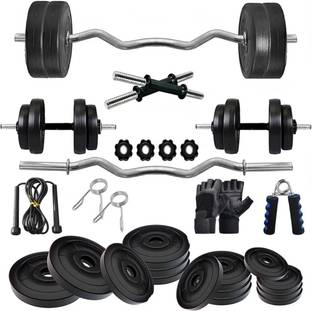 POWER FITNESS 30kg dummbless kit Fixed Weight Dumbbell (30 kg) Adjustable Dumbbell