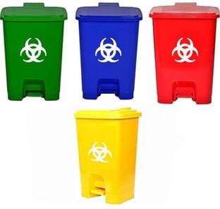 LISAMED Bio-Medical Waste Dustbin 10 Litres Plastic Dustbin