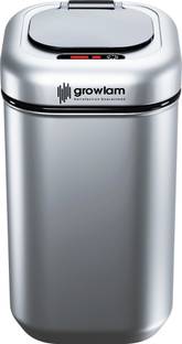 Growlam Automatic Dustbin for Home & Office, Infrared Sensor Smart Dustbin, Touchfree 9L Plastic Dustbin