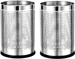 STAR JIVA 5 LTR DUST BIN PERFORATED STINLESS STEEL PORTABLE Steel Dustbin