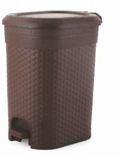 Moltres - Kleno 7 Small Size Pedal Bin- Cap. 7 LTR -Plastic (Size-19cmx16cmx28cm) -Table Plastic Dustbin