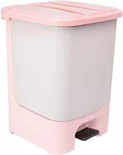 Prosac 18 L Modern Step On Dustbin With Lid For Kitchen Plastic Dustbin