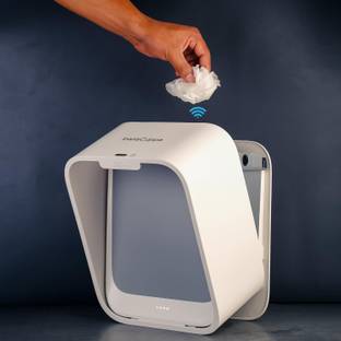 InstaCuppa 7L Smart Sensor Cabinet Door Trash Bin | Automatic Touchless Battery-Operated Plastic Dustbin