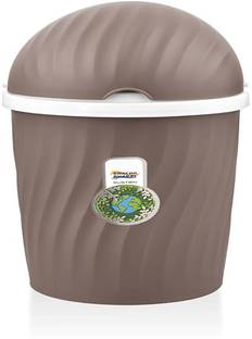 N H Enterprise Table Dustbin with attached lid Dustbin for Study Table, Office Desk, Washroom Plastic Dustbin