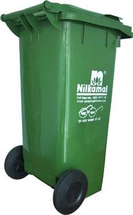 Nilkamal Wheel Garbage Dustbin 125 Litre Plastic Dustbin