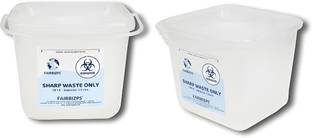 FAIRBIZPS 1.5 L Sharp Container PP (Polypropylene) Dustbin