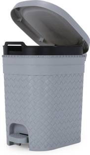 KOLORR Stitch 7L Pedal Dustbin /Waste Bin with Lid and Inner Bucket for Home, Kitchen Plastic Dustbin