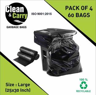 Ragoho Premium OXO - Biodegradable Garbage Bags 24*32 Inch Medium Size(Pack Of 4Roll) Plastic Dustbin