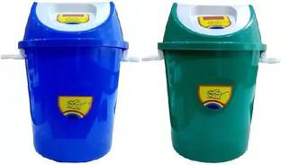 NEELESHWARI Swing Lid Garbage Waste Dustbin Wet & Dry for Home, Office, Factory ( 25 Ltr ) Plastic Dustbin