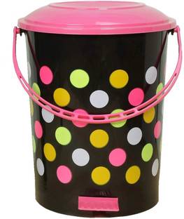 Tenacitys Amazing Dustbin Which Including Foot Pedals, Handle and Tight-Sealing Lid - 12L Plastic Dustbin