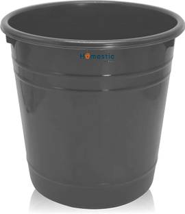 HOMESTIC by Kuber Industries Portable Garbage Basket & Round Trash Can for Home,5 Ltr.(Gray) Plastic Dustbin