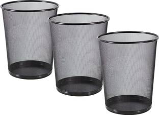 Novelty Store Small Metal Mesh Dustbin for Home, School, Bedroom, Kitchen, Office 9.4 LTR Iron Dustbin