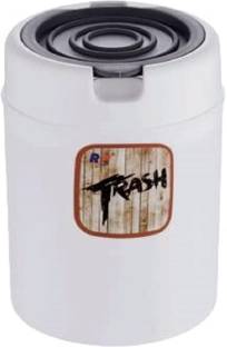 Eagean Trash Can Desktop Trash Bin Tiny Desk Trash Trashcan with Lid Plastic Dustbin