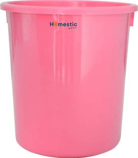 HOMESTIC by Kuber Industries Plastic Open Dustbin, Trash Bin, Garbage Bin, Waste Bin, 5Ltr. (Pink) Plastic Dustbin