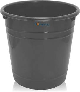 HOMESTIC by Kuber Industries Portable Garbage Basket & Round Trash Can for Home,5 Ltr.(Gray) Plastic Dustbin