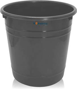 HOMESTIC by Kuber Industries Portable Garbage Basket & Round Trash Can for Home,5 Ltr.(Gray) Plastic Dustbin