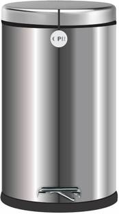 OPR Stainless Steel Plain Pedal Bin With Plastic (12 Litres) Stainless Steel Dustbin