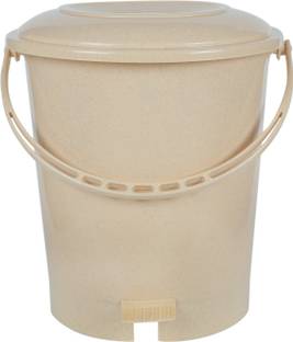 Randal New Stylish Standard Plastic Garbage Pedal Bin (12 L) - ( Beige ) Plastic Dustbin
