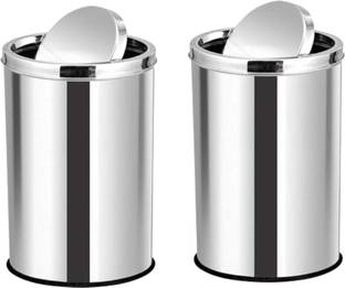 Mumma's LIFE Stainless Steel Swing Dust Bin with Lid| Stainless Steel Dustbin
