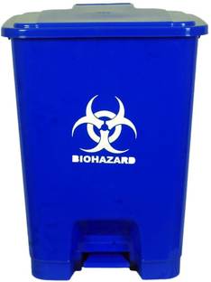 MEDISKY Plastic Pedal Dustbin Biomedical waste bins |Step Bins for hospitals (10 Litres) Plastic Dustbin