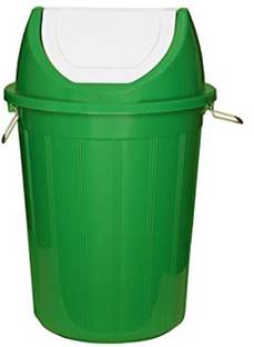KUBER INDUSTRIES Plastic Large Size Dustbin/Garbage Bin (Green) CTKTC1632 Plastic Dustbin