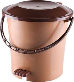 KUBER INDUSTRIES Plastic Pedal Dustbin For Kitchen with Bedroom 5 Liter Dustbin|Coffee Plastic Dustbin