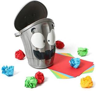 Fing Loony Bin Action Game , Crazy Trash Can ,Funny Crazy Toy Family Party Game Plastic Dustbin