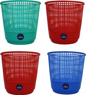KWEL Mesh Dustbin Metal waster Basket for Home, Office Plastic Dustbin