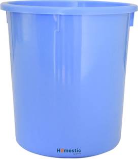 HOMESTIC by Kuber Industries Plastic Open Plastic Dustbin Without Lid 5Ltr. (Blue) Plastic Dustbin
