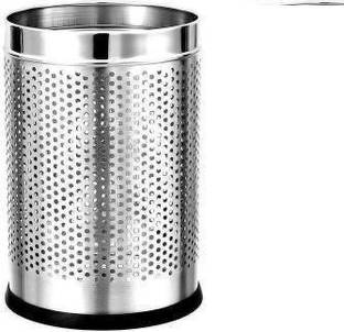 STAR JIVA PERFORATED DUSTBIN 6 LTR STAINLESS STEEL Stainless Steel Dustbin