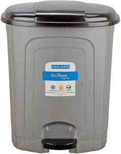 KOLORR Go clean 30L Pedal Dustbin /Garbage Waste Bin with Lid for Home, Kitchen, Office Plastic Dustbin
