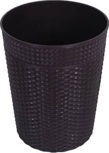 KUBER INDUSTRIES Plastic Dustbins for Kitchen|Dustbin For Home, 10 Litre Dustbin (Brown) Plastic Dustbin