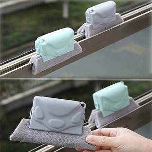 trendsetters creation Window Frame Cleaning Brush Door Track Cleaning Brushes, Dust Cleaner Tool Wet and Dry Duster