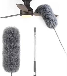 XEAMUSY Expandable Pole up to 100 Inches, Fan Cleaning Mop, Ceiling Fan Cleaner Wet and Dry Duster