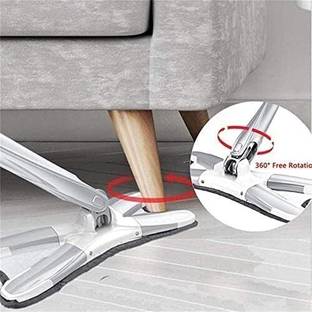 ASHGUJ Floor Cleaner Mop-360° Rotating Square Mop-Head for Hardwood Mop Set ( Wet and Dry Duster