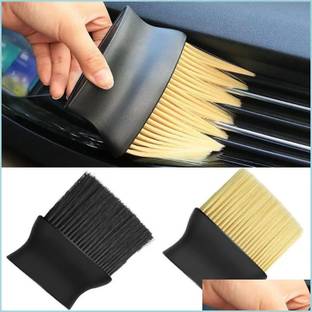 Dwiza Enterprise Multipurpose Car Interior AC Vent Dashboard Dust Dirt Cleaner Cleaning Brush Wet and Dry Duster