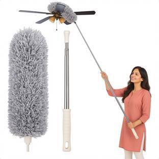 Uvaaradhi Microfiber Feather Duster Bendable & Extendable Dry Duster Set