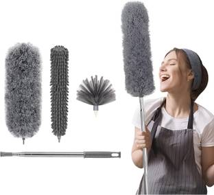 MAAUVTOR 360°Rotating Flat Floor Mop with Wiper Handsfree Squeege Twist Mop Cleaning Tool