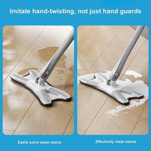 ASHGUJ Dry Mop Ceramic Floor, Wood Floor Cleaner Mop, Wet and Dry Duster