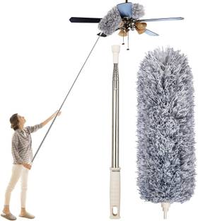SHIVAY GROUPS SG Microfiber Duster Fan Mop extendable Pole 100 Inch Cobweb Stick Ceiling Fan Wet and Dry Duster