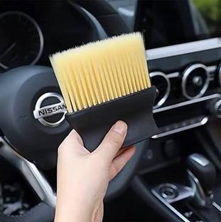 Shihen Car Interior Cleaning Brush AC, Vent, Dashboard Dust Dirt Cleaner Cleaning Brush Wet and Dry Duster