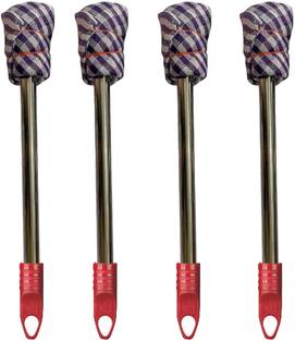 cloud7 Cloud7 Dusting Cloth with Stainless Steel Handle, Cotton Cleaning Cloth Dry Duster Set