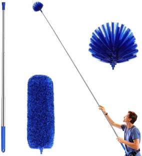 REXOTEX Microfiber Duster 100 inch ExtensionPole with Cleaning Ceiling Fan High Ceiling Wet and Dry Duster