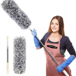 finalize Microfiber Duster 100 inch ExtensionPole with Cleaning Ceiling Fan High Ceiling Wet and Dry Duster