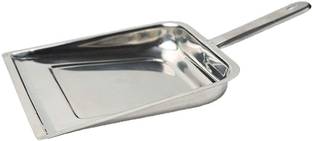 AFFODYL AFFODYL StainlessSteel Cleaning Dustpan Supdi (Pack of 1) Stainless Steel Dustpan
