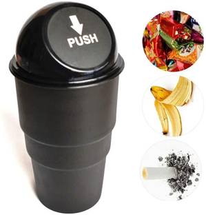 Padchaaya Plastic Interior Accessories Open-Top Dustbin/Mini Trash Bin/Compact Garbage Bin Plastic Dustpan