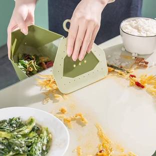 DHRUTI ENTERPRISE 2-in-1 Kitchen Cleaning Set Plastic Dustpan