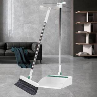 KASHTHBHANJAN BROOM BUDDY AND DUSTPAN SET Plastic, Steel Dustpan